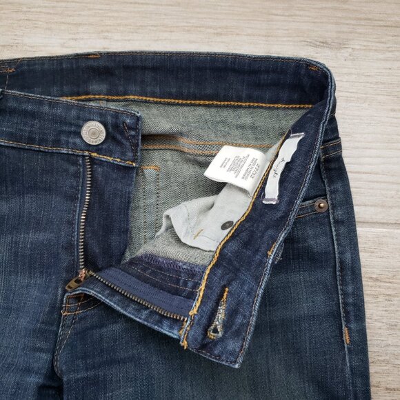 Denim & Supply Jeans Women's Dark Wash Straight Leg Stretchy Denim 27W 32L - Picture 4 of 7